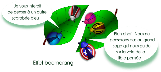 Illustration de l'effet boomerang à la façon du petit prince